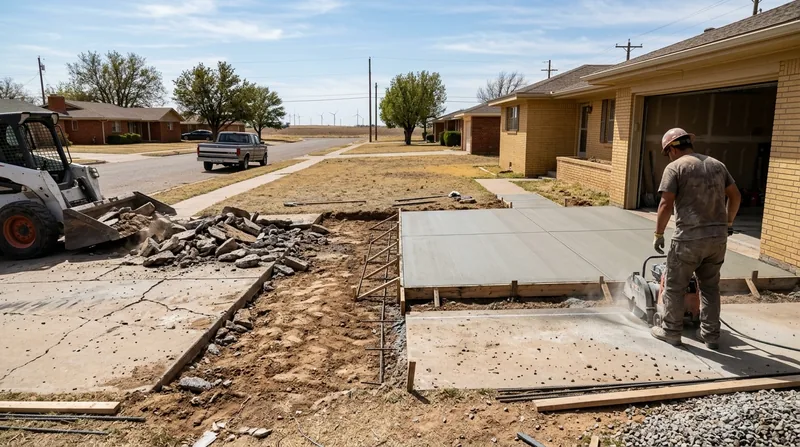 Concrete Removal & Replacement Amarillo
